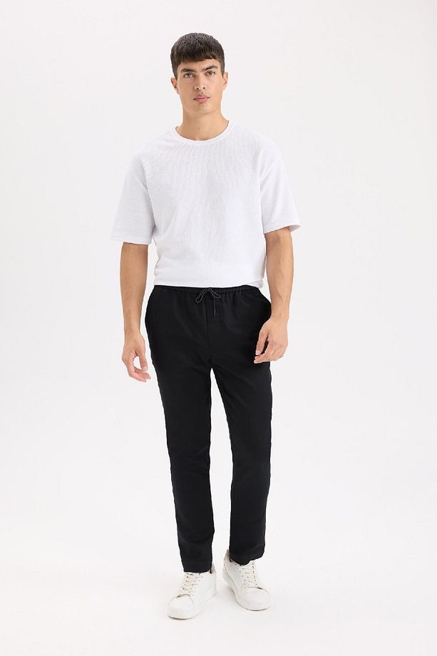 Yazlık Jogger Pantolon Beli Bağcıklı Cepli D5966ax25sp - 4