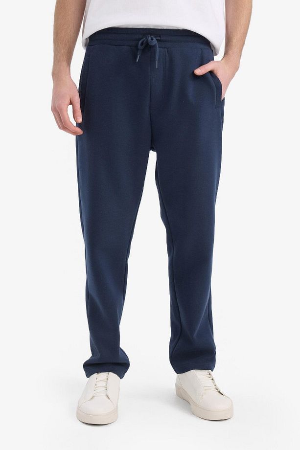 Regular Fit Fleto Cepli Düz Paça Kalın Eşofman Altı D7601AX25SP - 1