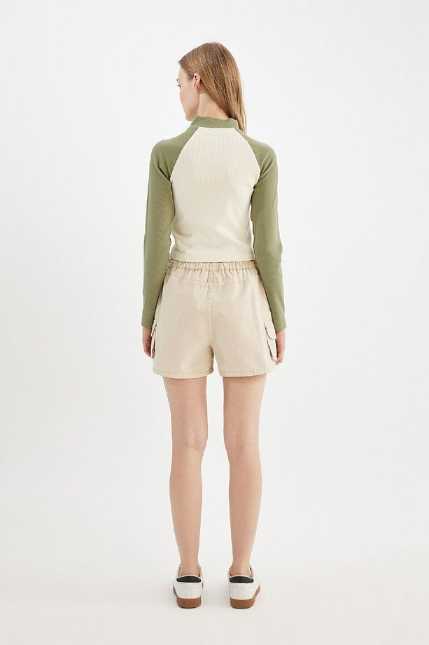 Coool Regular Fit Normal Bel Kısa Paça Gabardin Şort A3688AX24HS - 6