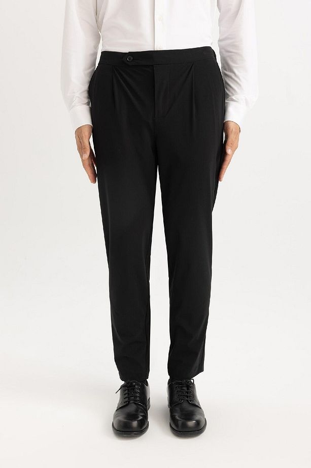 Jogger Yazlık Kumaş Pantolon Her Yöne Esneyen Düz Paça B6463ax24sp - 1