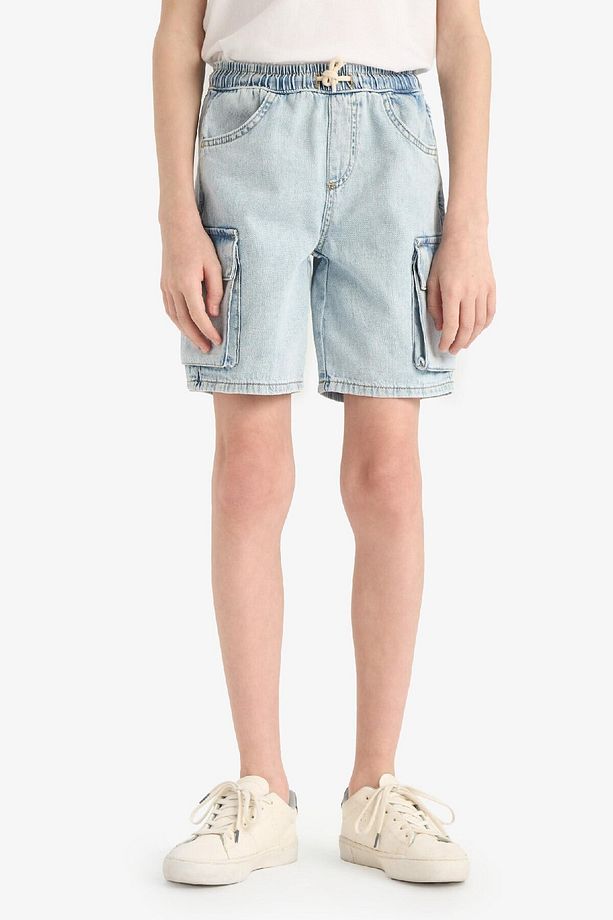 Erkek Çocuk Jean Şort D8566A825SM - 1