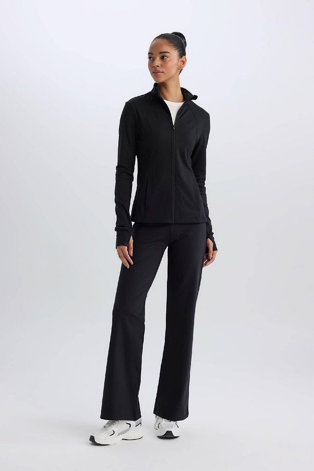 Fit Sporcu Jogger Eşofman Altı Geniş Bol Paça Basic Düz Skuba Dalgıç Kumaş A0566ax25sp - 2