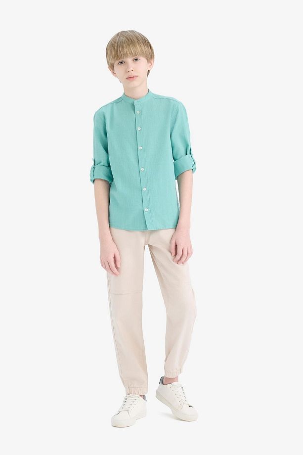 Erkek Çocuk Standart Jogger Paça Gabardin Pantolon E5037A825SP - 4
