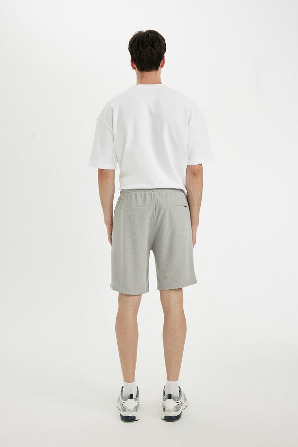 Regular Fit Düz Paça Cepli Basic Düz Şort B8792ax24sm - 5