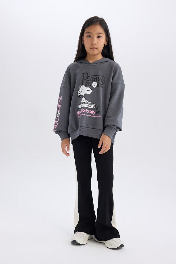 Kız Çocuk Standart Boy Ispanyol Paça Basic Düz Tayt D3888a824wn - 5