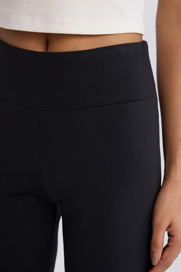 Fit Sporcu Jogger Eşofman Altı Geniş Bol Paça Basic Düz Skuba Dalgıç Kumaş A0566ax25sp - 5