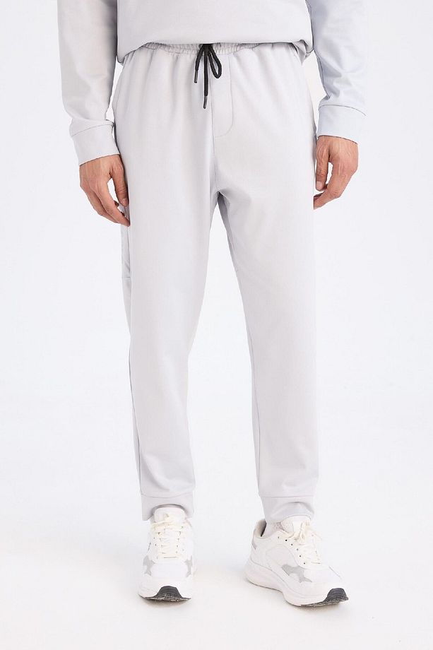 Fit Sporcu Standart Fit Jogger Eşofman Altı Içi Yumuşak Tüylü Skuba Dalgıç Kumaş D7308ax25sp - 1