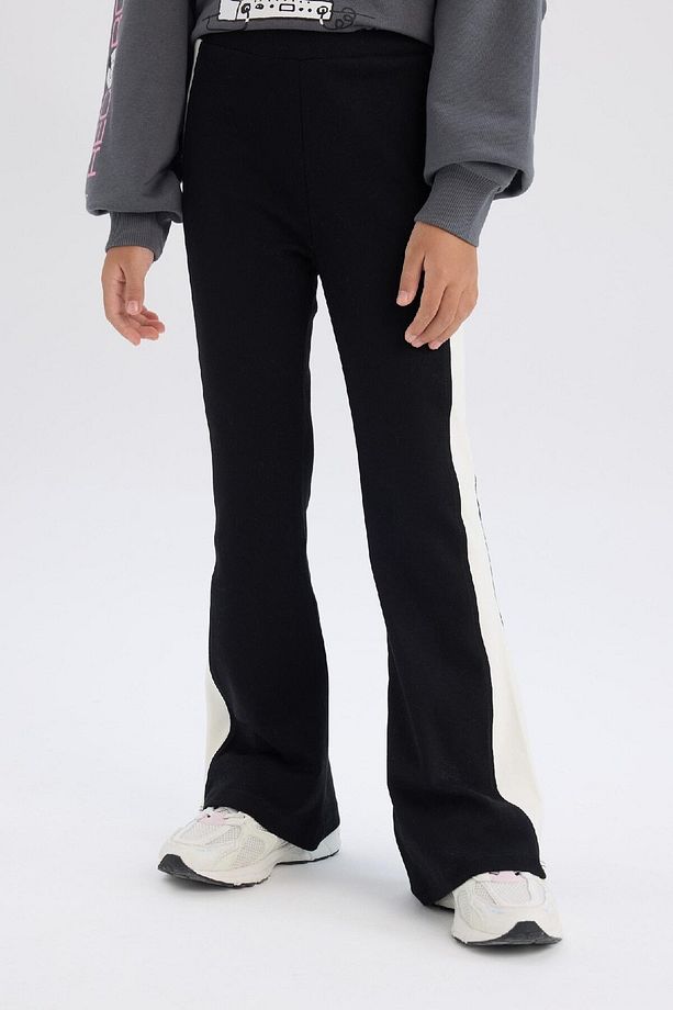 Kız Çocuk Standart Boy Ispanyol Paça Basic Düz Tayt D3888a824wn - 1