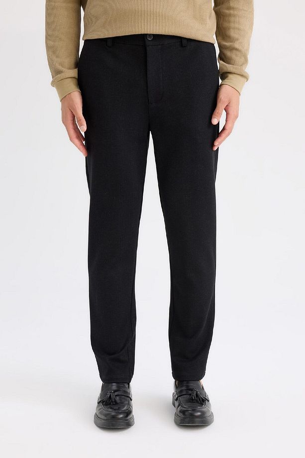 Tailored Regular Fit Normal Kesim Kumaş Pantolon Basic Düz Cepli D9081ax24wn - 1