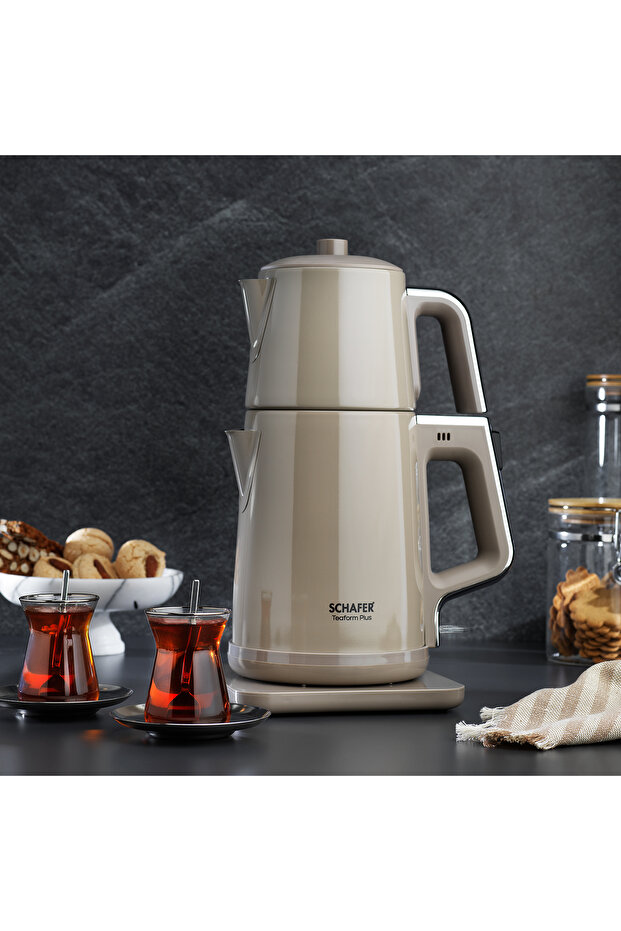 صانع الشاي الفولاذ المقاوم للصدأ تيفورم بلس - بيج - 1