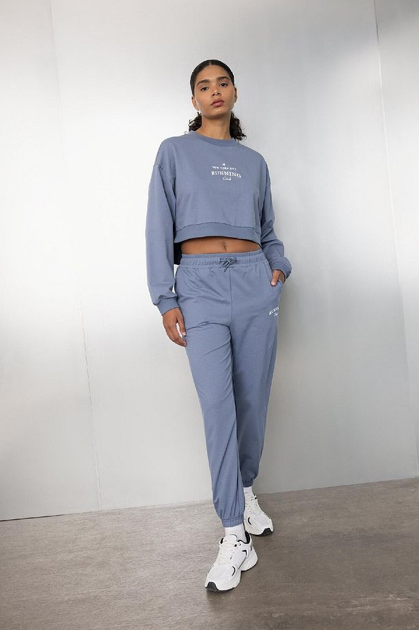 Fit Sporcu Jogger Eşofman Altı Standart Fit Basic Düz Uzun C9381ax24au - 4