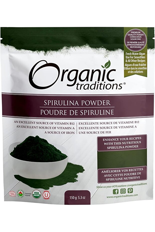 Spirulina Powder | 150 g | Excellent Source of Vitamin B12, Vitamin A, and Iron |