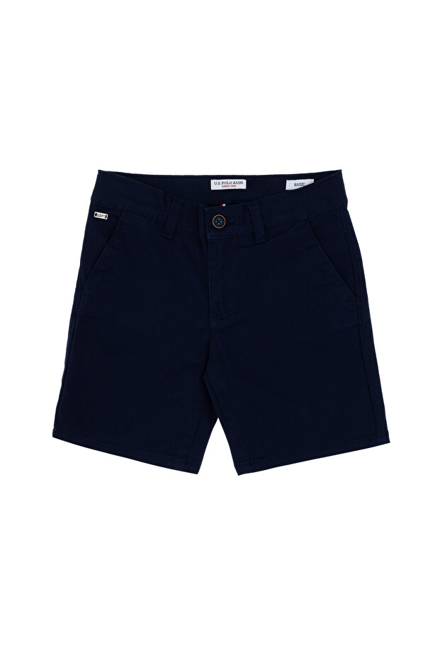 Boy's Navy Blue Woven Shorts 50300540 -Vr033
