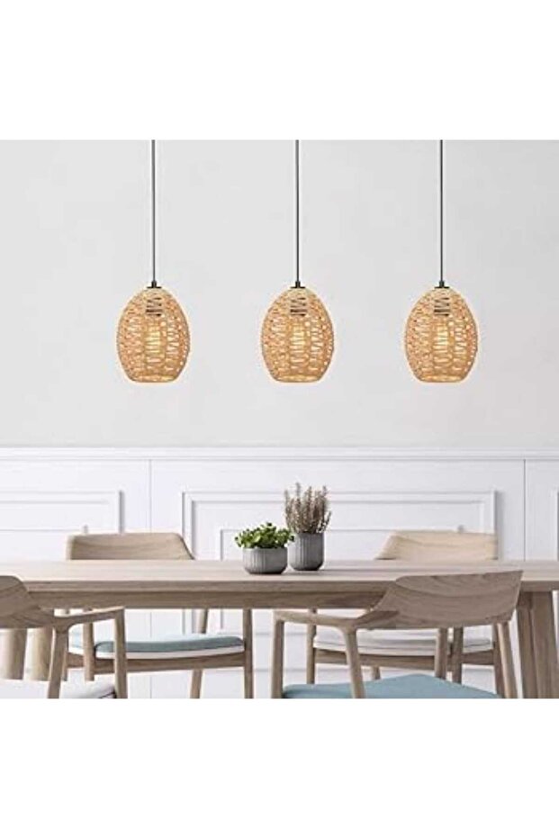 علاقي مفرد تصميم ريفي من الخيزران - 2