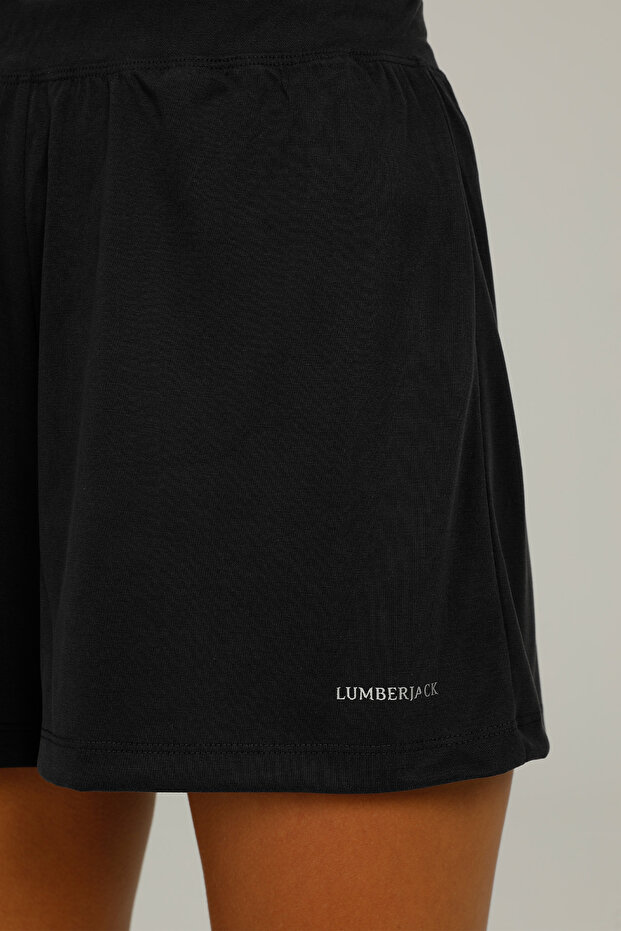 Ct1001 Amy Shorts 2fx Siyah Kadın Şort - 4