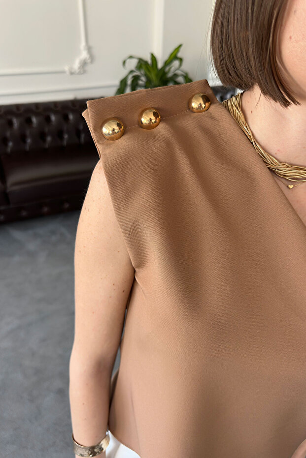 بلوزة تيبوتو - كتف واحد من الجمل - 2