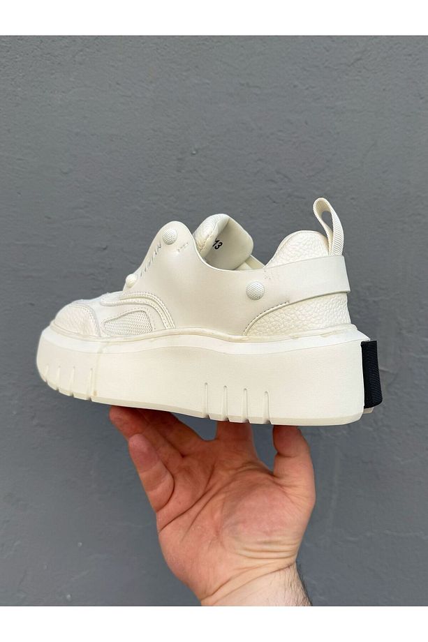 YÜKSEK TABAN KADIN SNEAKER, COMFORT İÇ PED, EVA HAFİF TABAN - 5