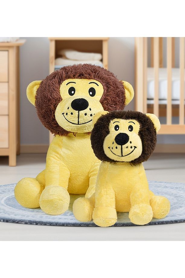 Peluş Aslan 25 CM - Yumuşak ve Canlı Renklerde Aslan Oyuncak - 3