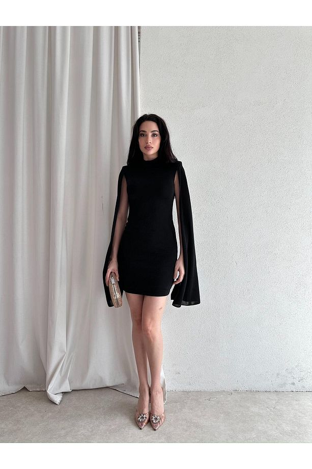 RELİA Mini Elbise 7013 - Siyah - 2