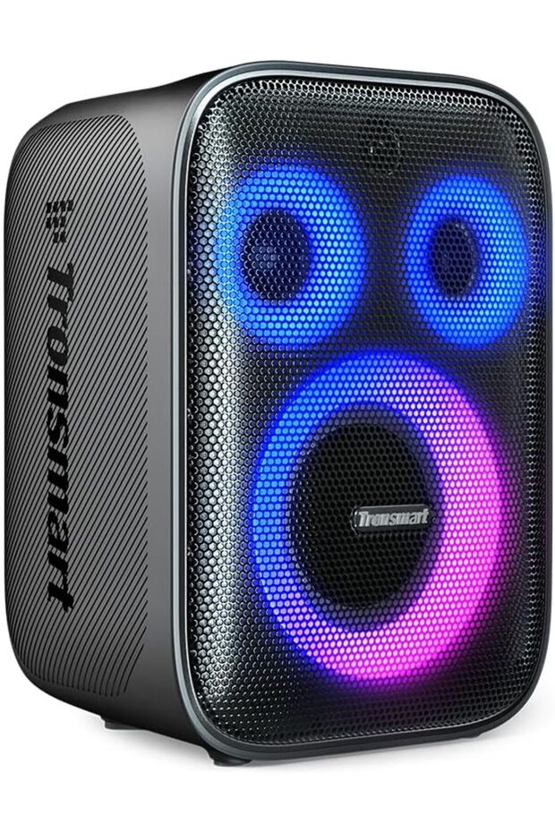 Halo 200- 120w Bluetooth 5.3 Karaoke Party Speaker Powerful Bass,crystal Clear Sound Black