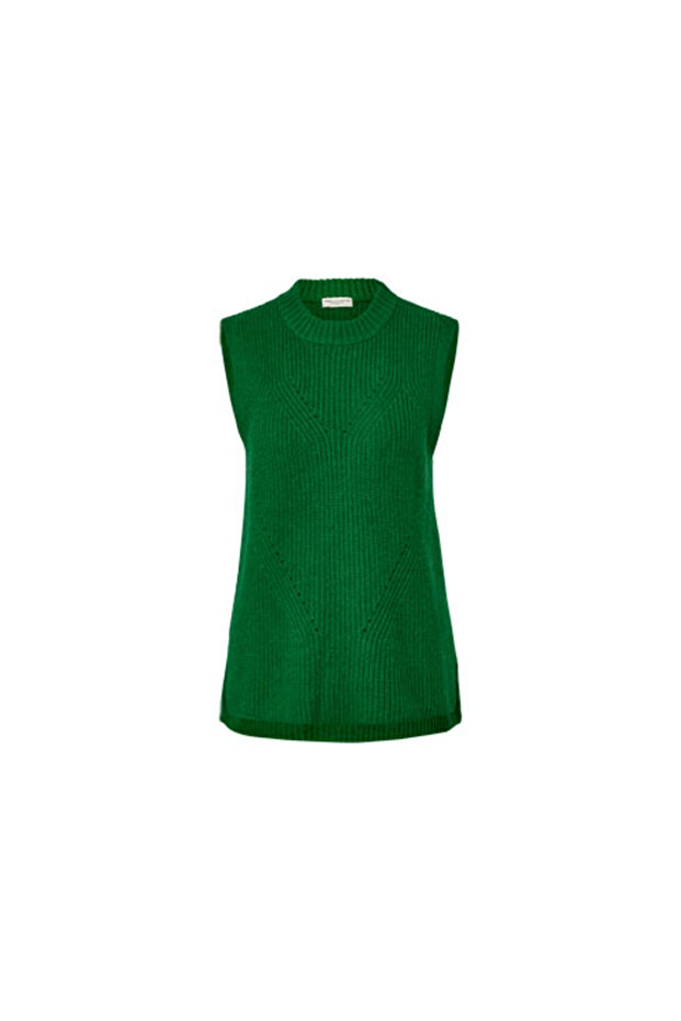 Örgü Süveter, Yeşil - 2