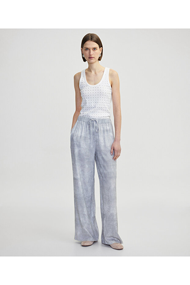 Hotfix baskılı pantolon - 1