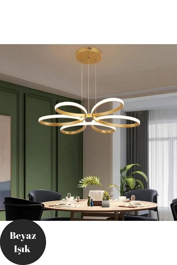 Nipul Eskitme Sarkıt Modern Beyaz Işık Ultra Ledli Salon Mutfak Oda Hol Avize - 1