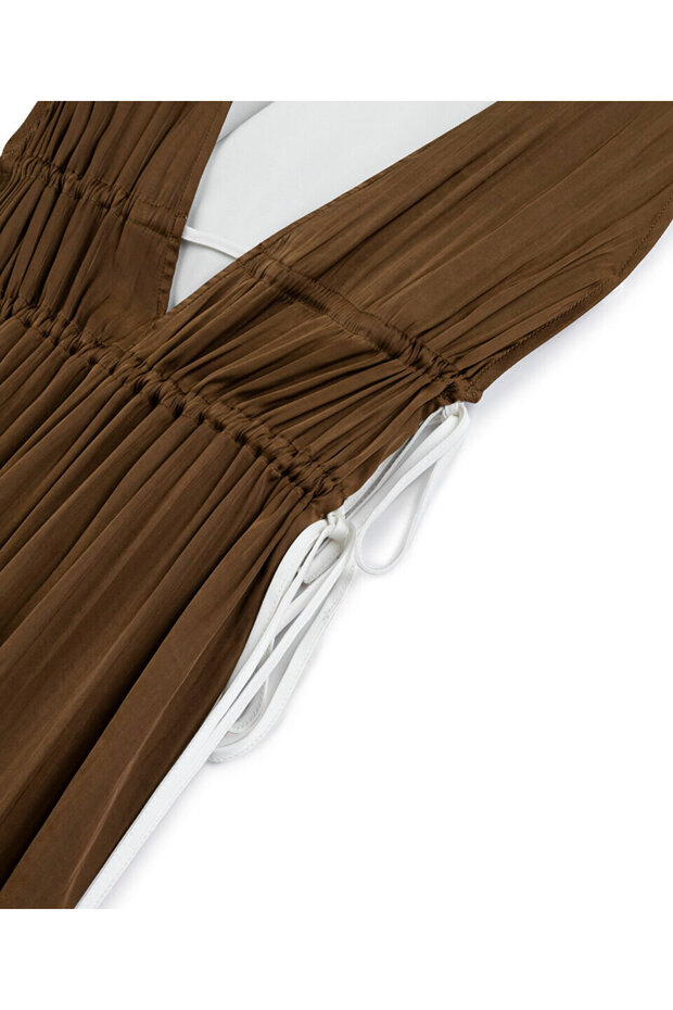 ÇİFT PARÇA MİDİ ELBİSE - 4