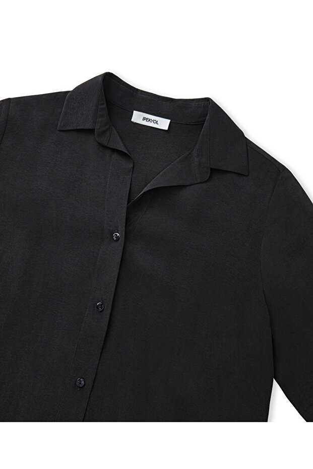 Rahat kesim basic gömlek - 4