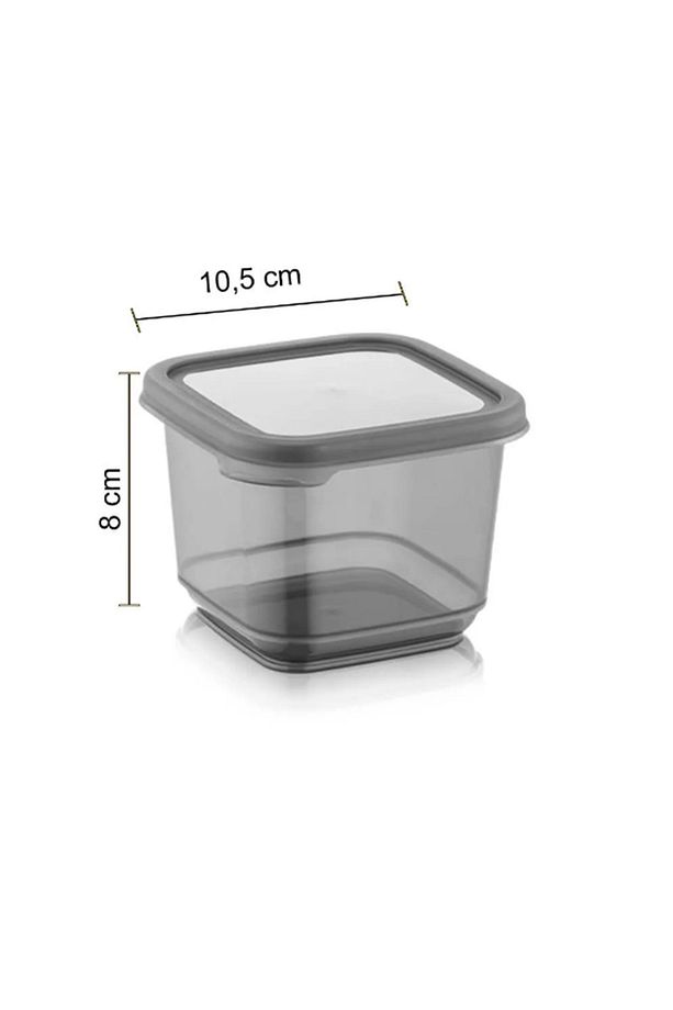 24 ADET 48 PARÇA KARE SAKLAMA KABI ÇEYİZ SETİ 12 X 550 ML / 6 X 1200ML / 6 X 1700ML - 2