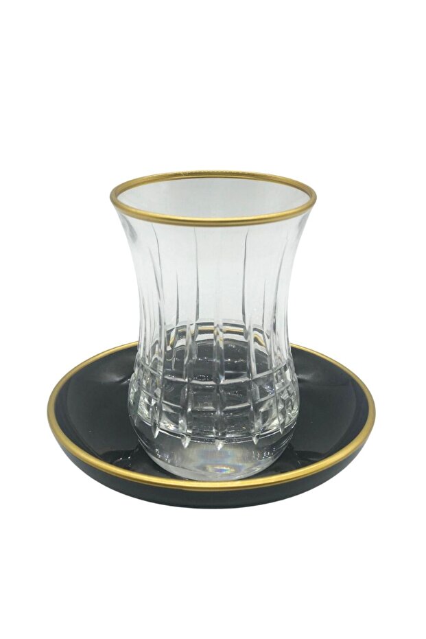Patterned Tea Cup Set for 6 People