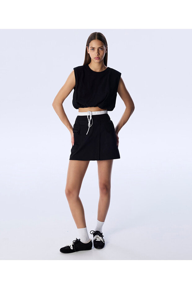 KONTRAST BEL ŞORT ETEK - 1