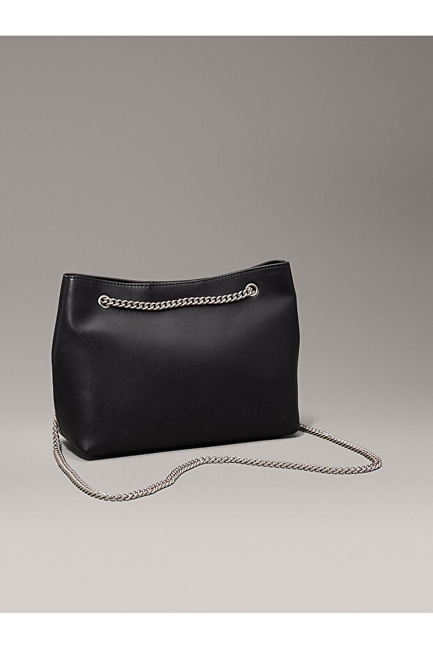 SCULPTED CHAIN SHOULDER BAG - 4