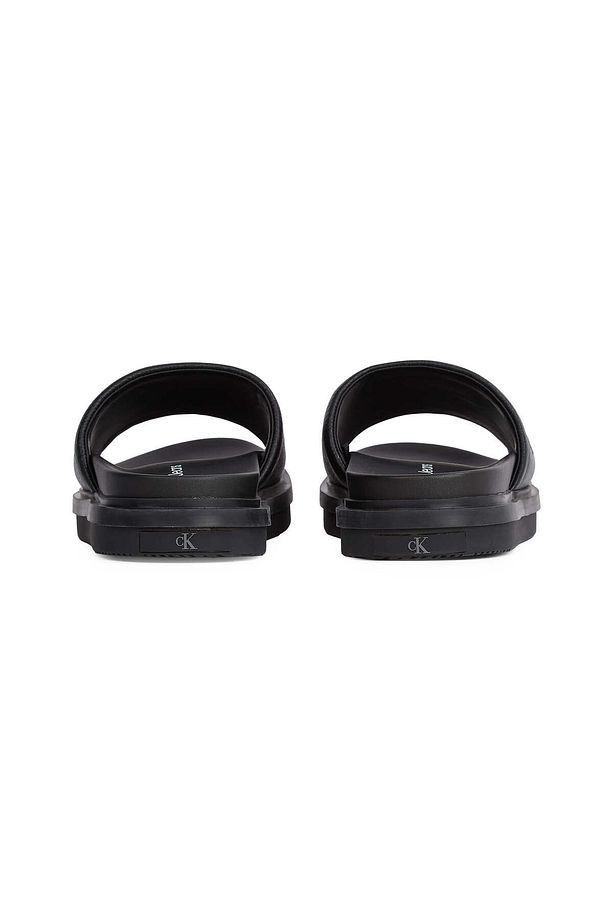 FLAT MOLDED SLIDE SANDAL LTH - 4