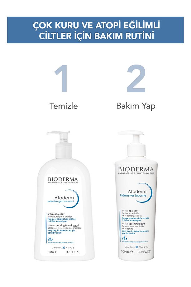 Atoderm Intensive Foaming Gel Çok Kuru Atopi Eğilimli Cilt Onarıcı Temizleme Jeli Niasinamid 200 ml - 6