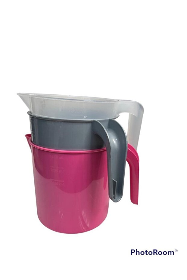 كوب ماء بلاستيكي مكون من 3 قطع من Mg Home، كوب للحمام والمرحاض