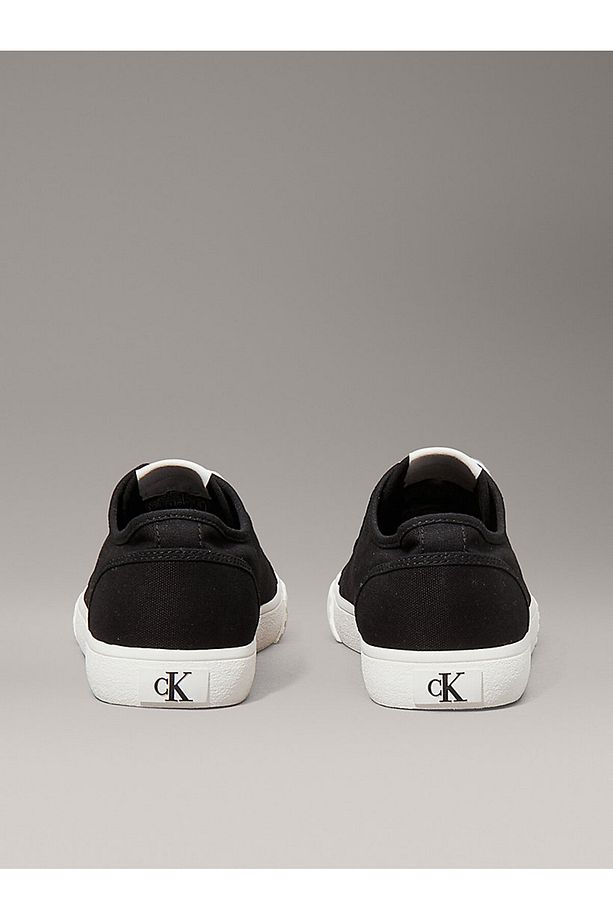 Calvin Klein Logolu Pamuk Karışımlı Sneaker Ayakkabı YM0YM012090GM Erkek AYAKKABI YM0YM01209 0GM - 4