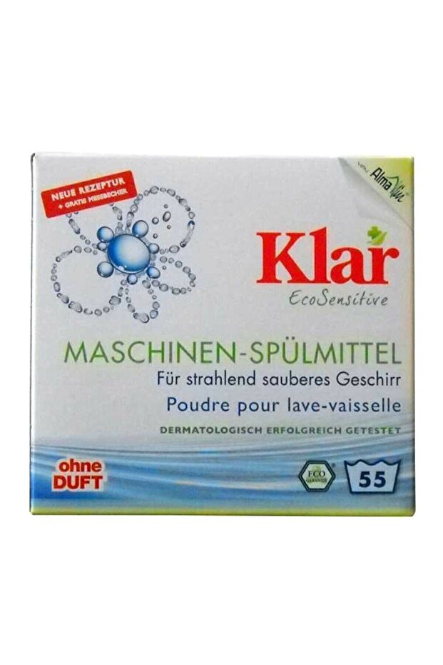 Organic dishwasher powder detergent 1.375 kg.