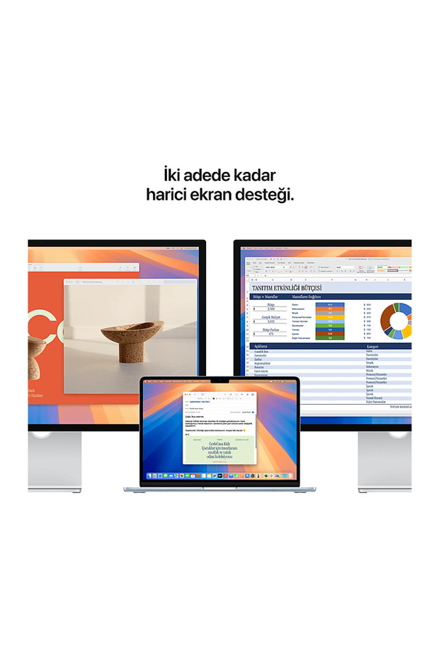 MC654TU/A/MacBook Air/Apple M4 İşlemci (10 Çekirdek CPU-10 Çekirdek GPU)/24GB RAM/512GB SSD/13 - 8