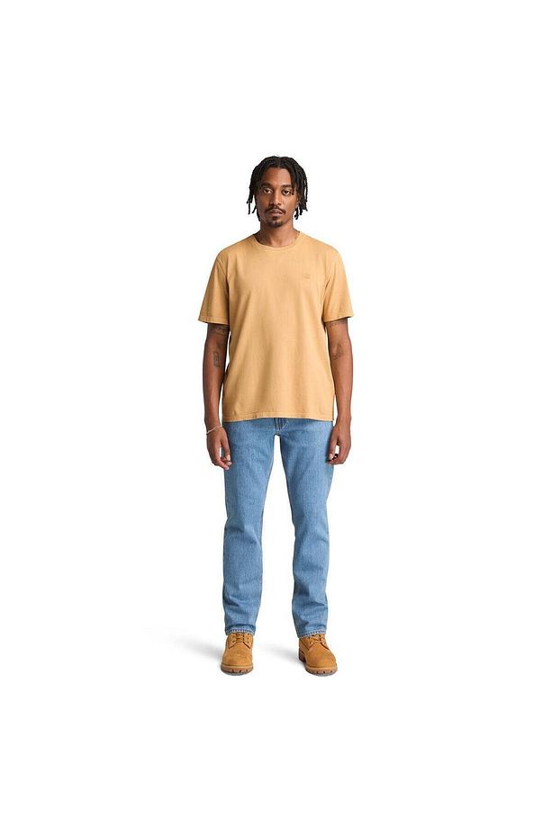 Dunstan Rıver Garment Dye Short Sleeve T Erkek Tişört Tb0a5yayeh31 Şampanya-l - 3