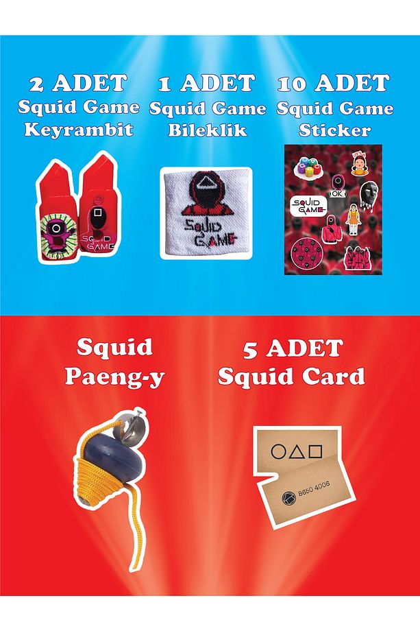Squid Game MEGA Set - Squid Game Tüm Oyunlar - Squid Game Oyun Seti - 4