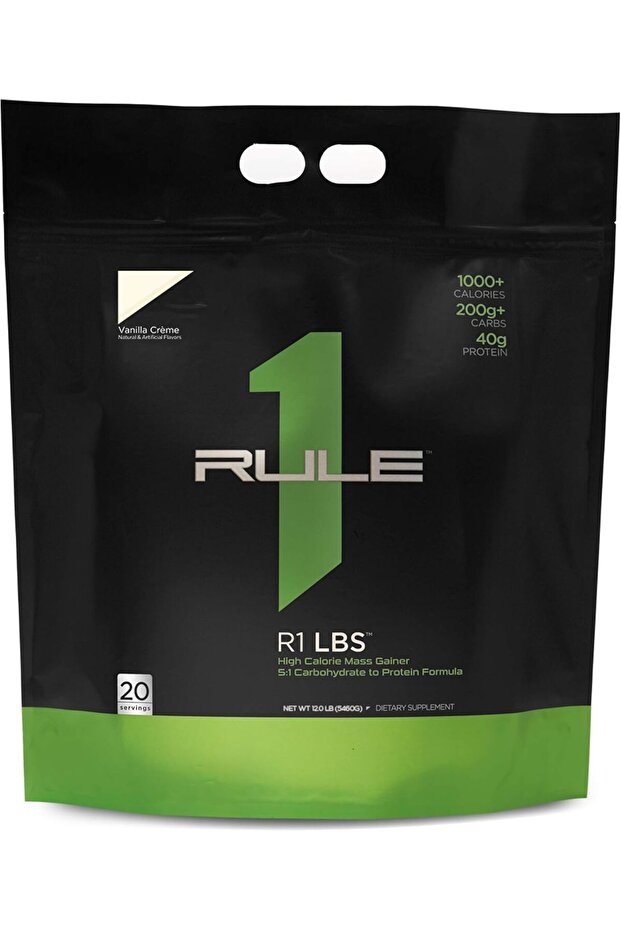 Rule1 R1 LBS Vanilla Cr me 12LB