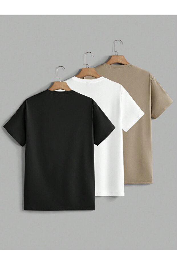 Unisex Basic Oversize T-Shirt 3 Pack - 2