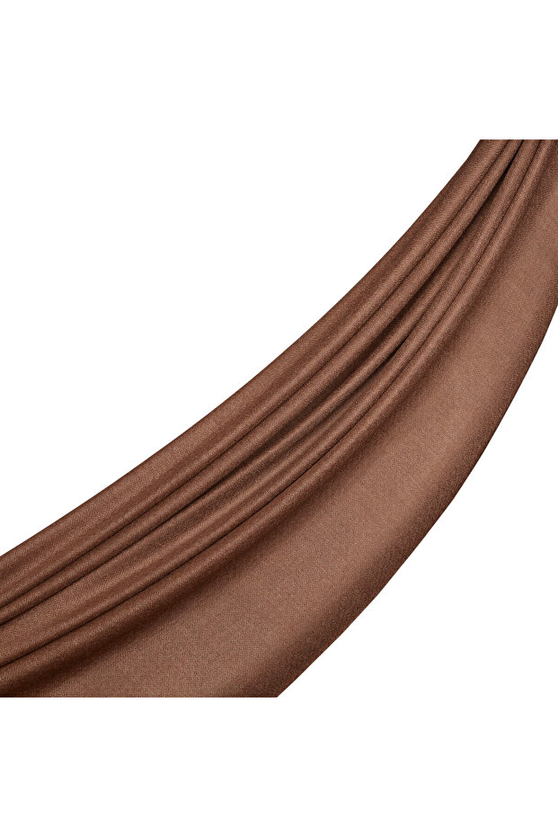 Acı Kahve Prime Yün İpek Şal - 2