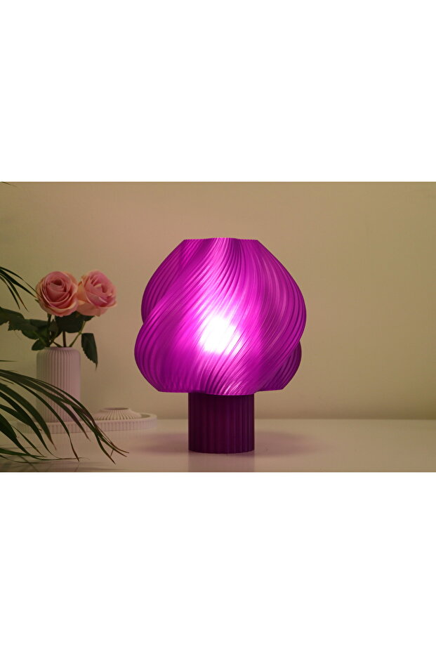 Modern Mor Abajur - 2