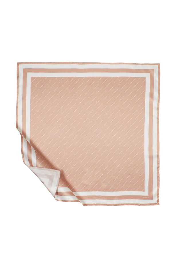 Striped Signature Foundation Tivil Silk Scarf