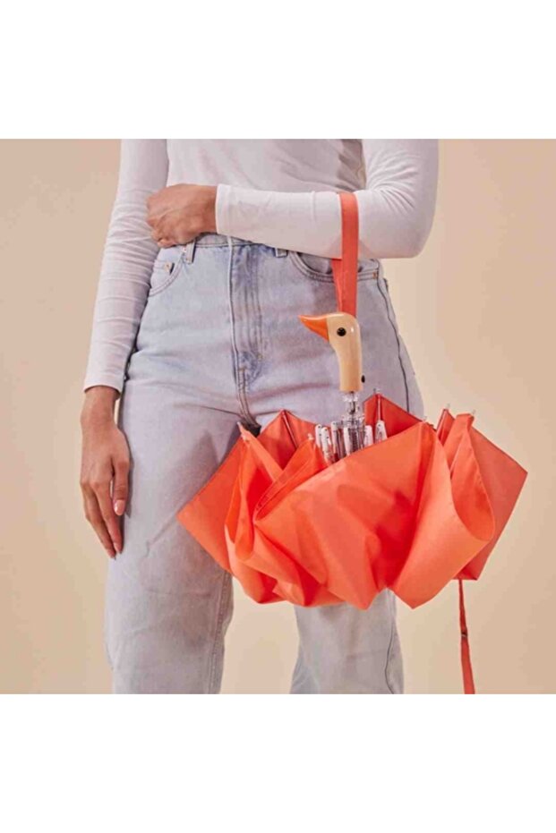 Kompakt Şemsiye - Şeftali - 4