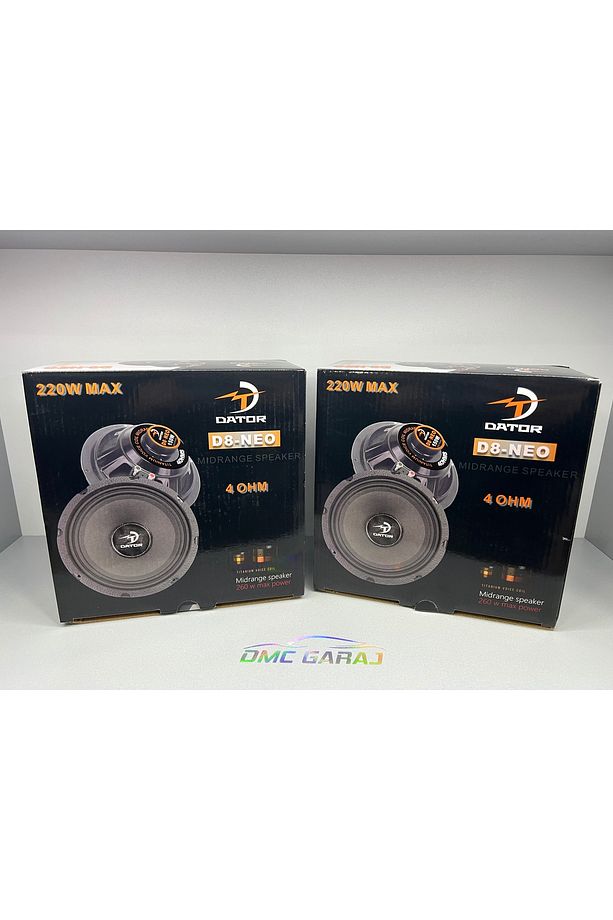 AUDİO DATOR AUDİO D8 20 CM NEODYUM MİDRANGE - 1