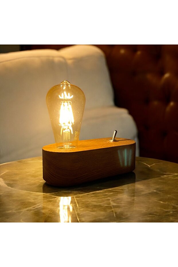 Ahşap Lamba - 1