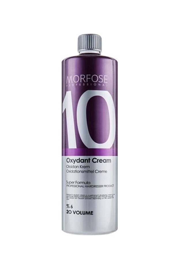 Morfose 10 Oxidant Cream 6% 20 Volume 1000ml - Professional Hair Color Developer